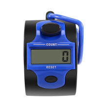 ZäHler Elektronischer Clicker Manueller Digitaler Stich ZäHler Fingerring Mechanischer Hand ZäHler für Reihen Leute