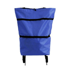 Foldable Shopping Trolley Bag, Wheeled Shopping Bag for Groceries and Market Trips