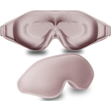 Maschera per dormire per chi dorme su un fianco, uomo e donna, design a pressione zero sugli occhi, cinturino regolabile, tessuto rinfrescante che