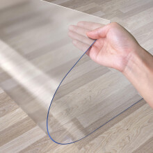 OXIGG Vinyl Floor Protector Mat 39.37 x 118.11, Frosted, Waterproof, for Hardwood Floors and Pets