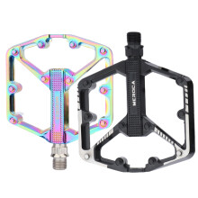 MEROCA MTB DU Pedal de Bicicleta Pedales de Bicicleta Antideslizantes de AleacióN de Aluminio Ensanchados Accesorios de Bicicleta Multicolor