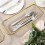 4 Pcs Gold Kitchen Drawer Organizer,Kitchen Drain Basket,Stackable Mesh Storage Baskets,for Holding Knife, Fork,Spoon 5