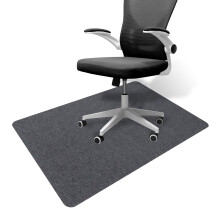Office Chair Mat for Hardwood Floors 36 x 48, NonSlip Floor Protector, Dark Grey
