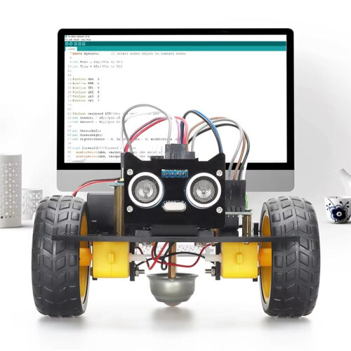 Robot Kit for  Programming Learning and Develop Skills Complete Kit Automation 2WD Robotic Kits 2