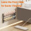 Bathroom Slipper Rack Wall-Mounted Non-Perforated Double-Layer Slipper Hanger Shoe Rack Foldable Storage Rack 5