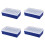 4X Labor Kunststoff 50 Loecher 1,5 Ml Staender Halter Box 1