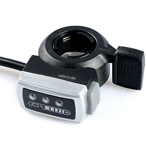 Thumb Throttle Speed Controller LED Display Battery Power Indicator Electric Bike Throttle Handle Accelerator - 48V 2