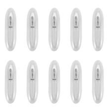 10pcs 0.5mm Nib Fountain Pen with Eyedropper High Capacity Transparent Pens Office School Supplies Gray