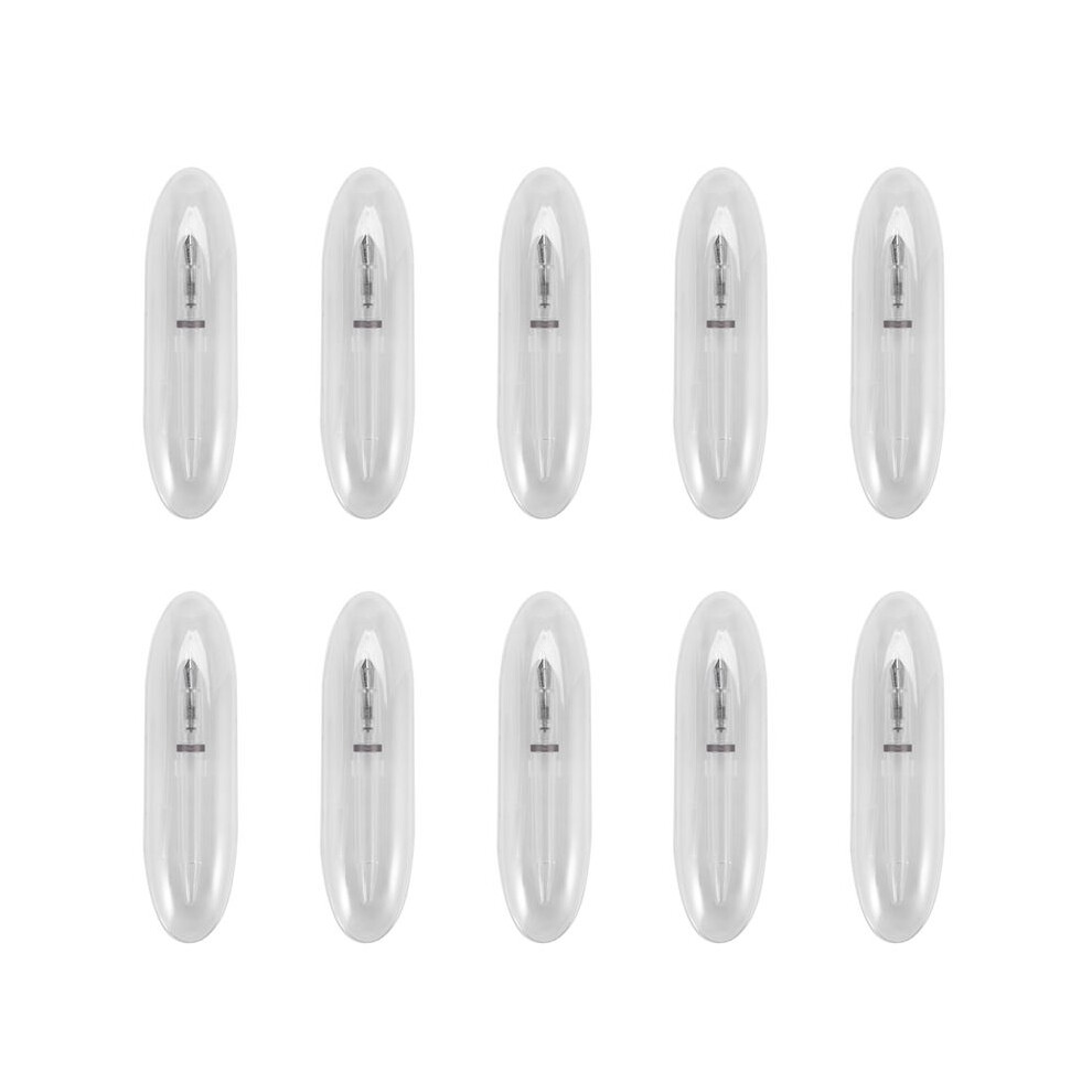 10Pcs 0.5Mm Nib Fountain Pen With Eyedropper High Capacity Transparent Pens Office School Supplies Gray 6032724617282