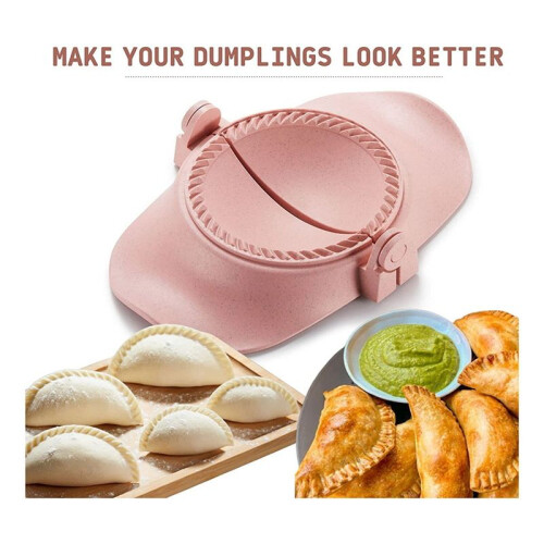 Dumpling Maker,Empanadas Press Mold Maker Set with Dough Cutter, Dumpling Mold Set and Cutter for Pierogi,() 1