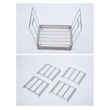Sous Vide Rack for 11L Container Food Grade 304 Stainless Steel with Adjustable No-Float Top Bar Sous-Vide Machine