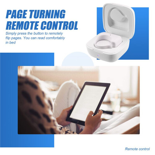Remote Control Page Turner Ring for  Paperwhite Oasis,  E-Reader Controller, TikTok Ring,Camera Shutter 1