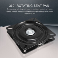 10pcs 6 Inch Boat Swivel Plate Fishing Boat Marine Swivel Rotation 360 Degree Rotation 15.4 X 15.4 X 2 cm
