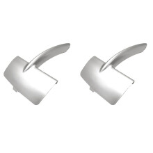 2X Car Right Front Bumper Grille Grill Trim Bumper Lower Grille Trim 1117303113,51117303114 for X5 F15 2014-2017