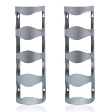 2X Wine Rack Wine Bottle Holder Bar Red Wine Stand Household Wall-Hanging Wine Storage Rack 4 Bottles Rack