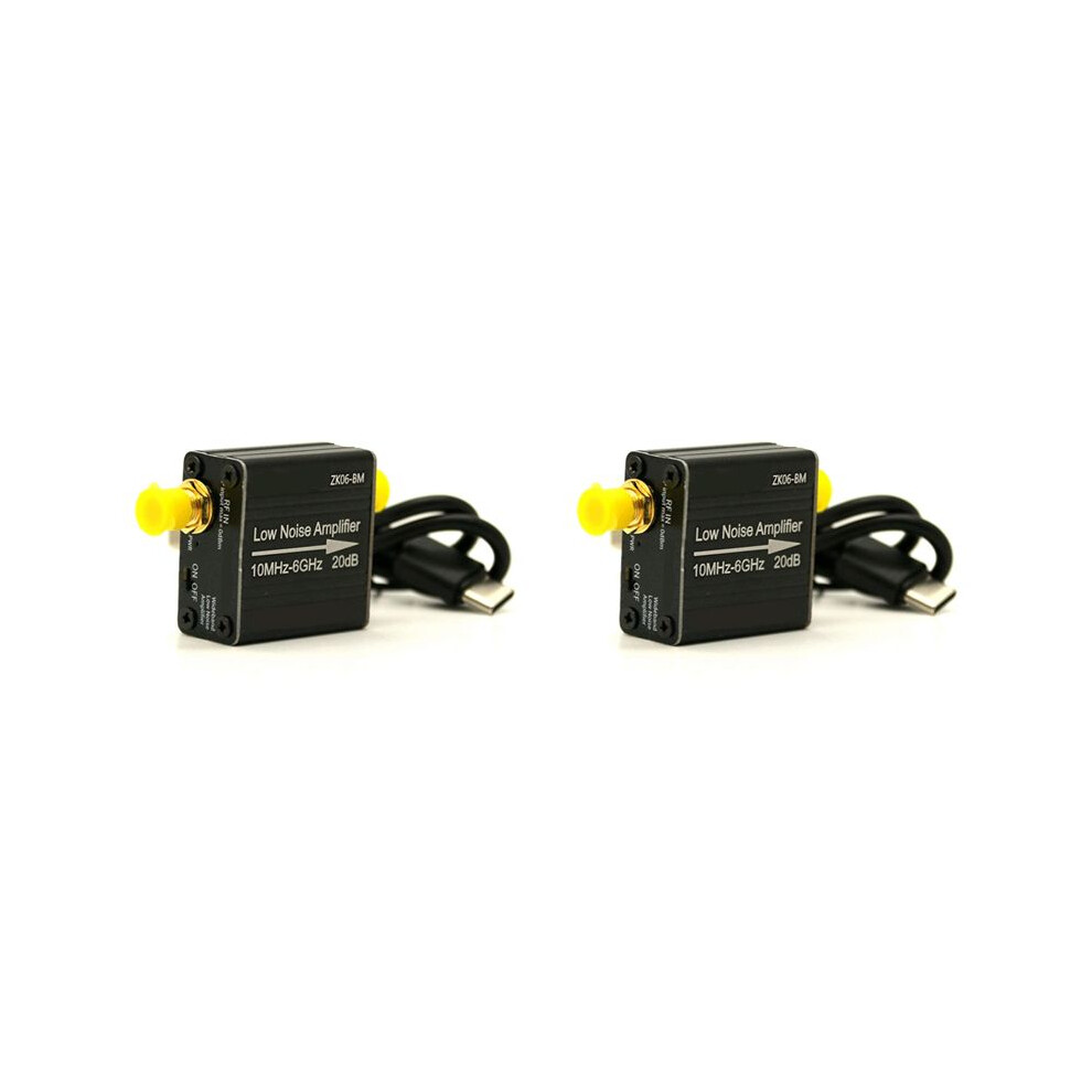 2X Lna Rf Power Preamplifier Module 100Khz-6Ghz/10Ghz 20Db High Gain Lna Low Noise Amplifier Zk06-Bm 6031722860850