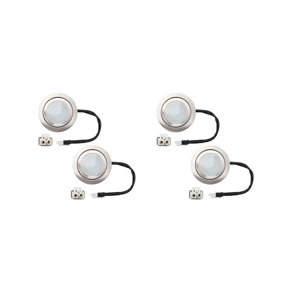 12V 1.5W Range Hood Lights With El Socket Male, 4Pack Hole Closet Stove Led Light Recessed, Kitchen Light Bulb 4711826160002