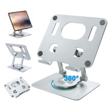 Foldable Adjustable Drawing Tablet Stand for Desk iPad Holder Laptop Computer Riser 360 Rotating