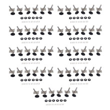 60 Pièces 30R30L Chevilles D'Accord de Guitare Têtes de Machine Ouvertes Guitare Folk Acoustique Accordage de Cheville Pièces D'Accordeurs