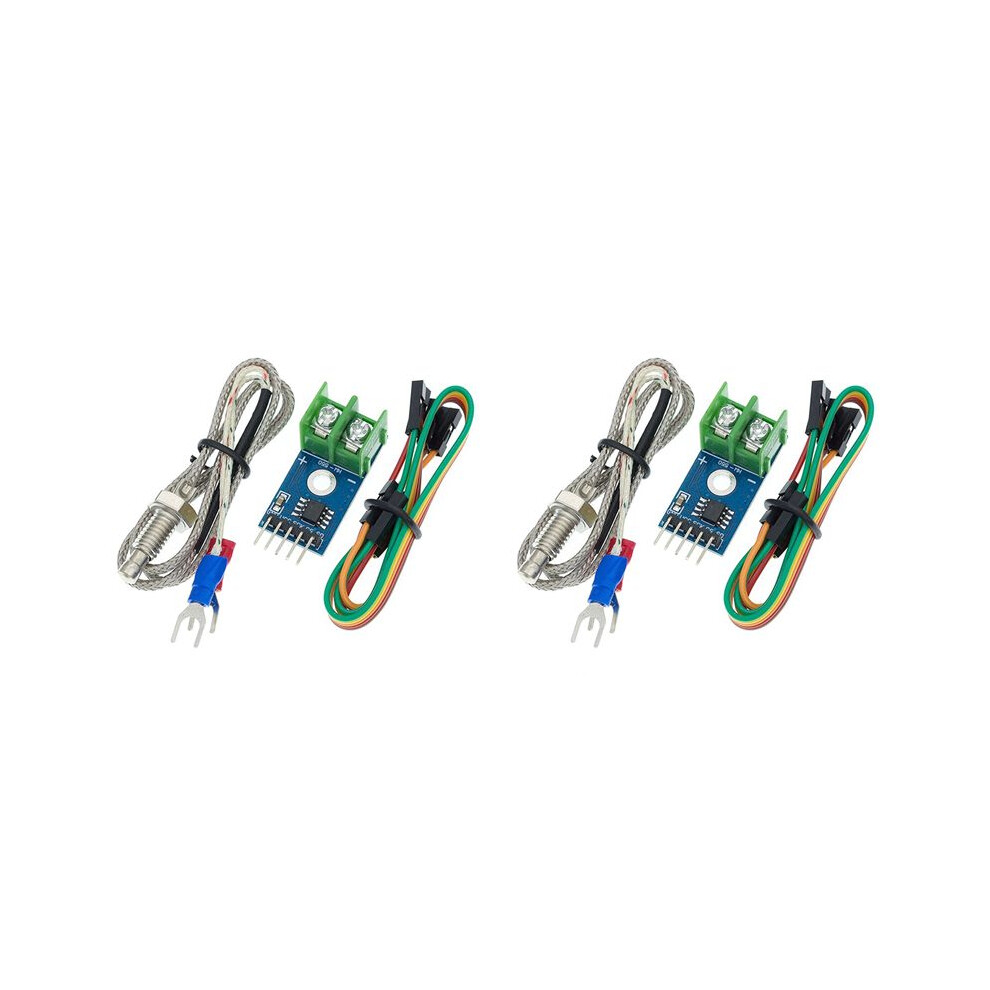 2X Max6675 Module With K Type Thermocouple Sensor High Accuracy Measurement Tool High Temperature Measurable Module 6031011434656