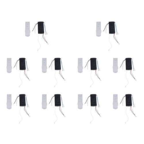 10X Universal Ceiling Fan Remote Control Kit Replacement, 6-Speed & Timing, Remote Replacement for  Ceiling Fan Light