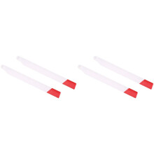 2Pair RC Toy Helicopter Upgrade C138 Rotor Wing Set for RC ERA C138 Bell 206 1:33 RC Toy Helicopter Parts Red White