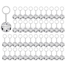 150 Pièces Boule Disco Porte-Clés, Miroir Boule Disco en Vrac Porte-Clés Cadeaux de Fête pour les Fournitures de Fête Disco des Années 70 et 80