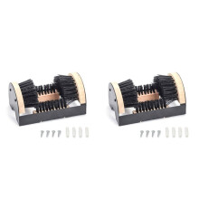 2X Boot Brush Indoor and Outdoor Cleaning Shoe Brushrs All Weather Industrial Shoe Cleaner & Scraper Brush