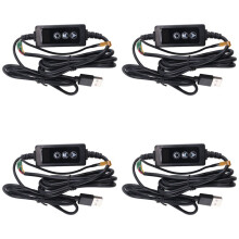 4X New USB Thermostat LED Digital Control Temperature Controller Thermometer Thermoregulator 5-24V 12V