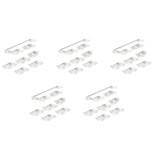 5X Mechanical Keyboard  Mx  Pcb Mounted  Clear Transparent Case 6.25U Modifier Key Stabiliser