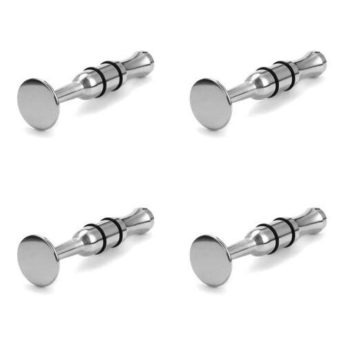 4X Bocchino Tromba Bocca Strength Trainer Argento per Sassofono Corno Trombone Tuba Accessori