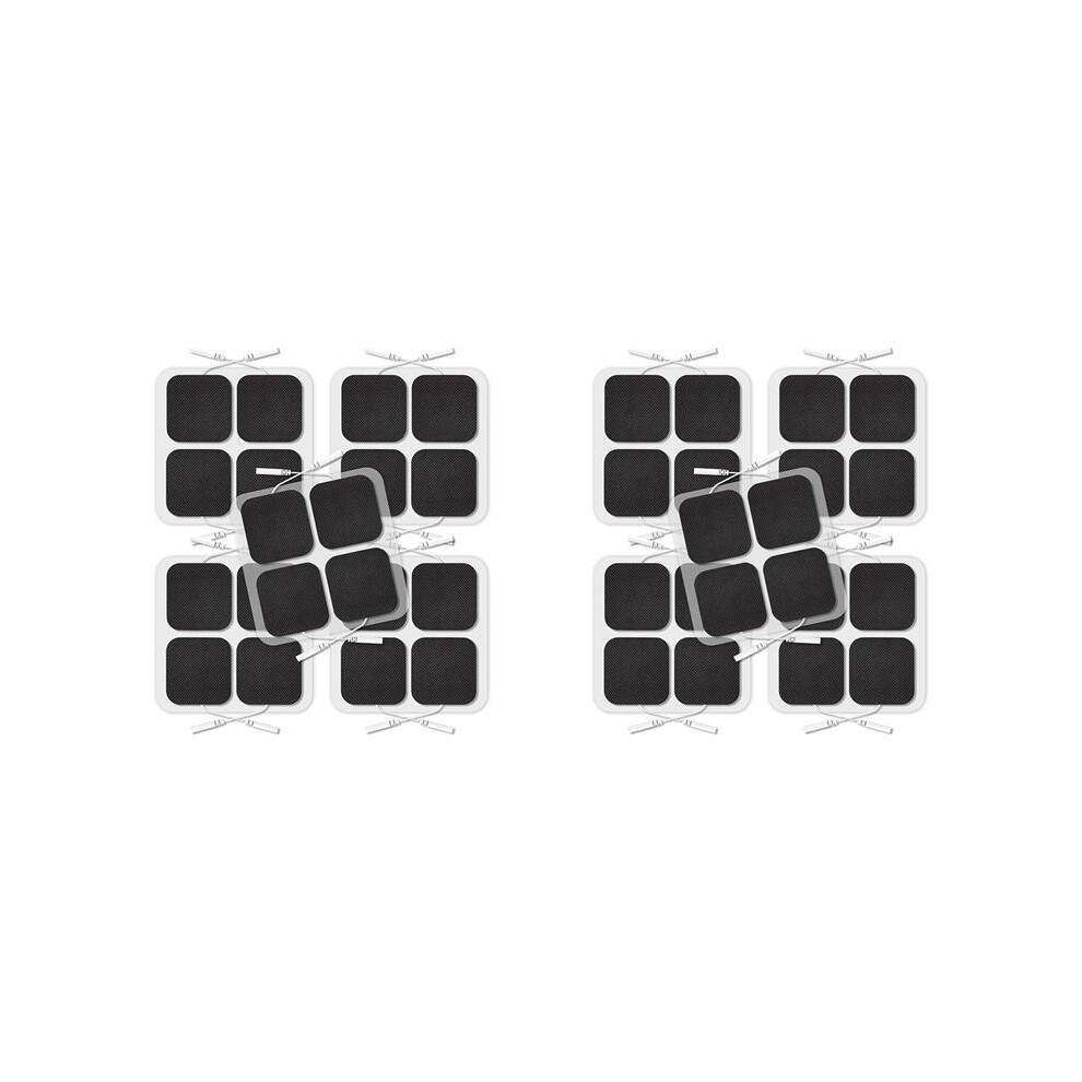 TENS Unit Replacement Pads, TENS Unit Pads 2x2inch 40 Pcs Reusable Self-Adhesive Electrodes Pads