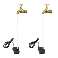 2X Invisible Flowing Spout Watering Can Fountain Cute Floating Tap Fountain Magic USB Faucet Fountain Imitation