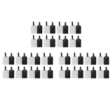 60Pack Sublimatie Blanks Bagagelabels PU Leer Warmteoverdracht Tas Tags voor Reiskoffer Sporttassen Houder