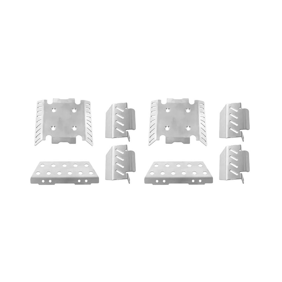 Photos - Other Trainers 2X Metal Chassis Kit +Axle Cover Kit for 1/8 MJX Allrock 1/8 H8h V1v2 RC Car Parts