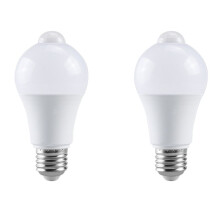 2X 85-265V E27 PIR Sensore di Movimento Lampada 12W Lampadina con Sensore di Movimento Rilevatore di Movimento A Infrarossi Luce di Sicurezza Luce