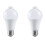 2X 85-265V E27 PIR Motion Sensor Lamp 12W Bulb with Motion Sensor Infrared Motion Detector Security Light White Light 2