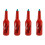 4X Flair Bartender Bartending Practice Bar Pub Bottle Wine Cocktail Shaker - Red 1