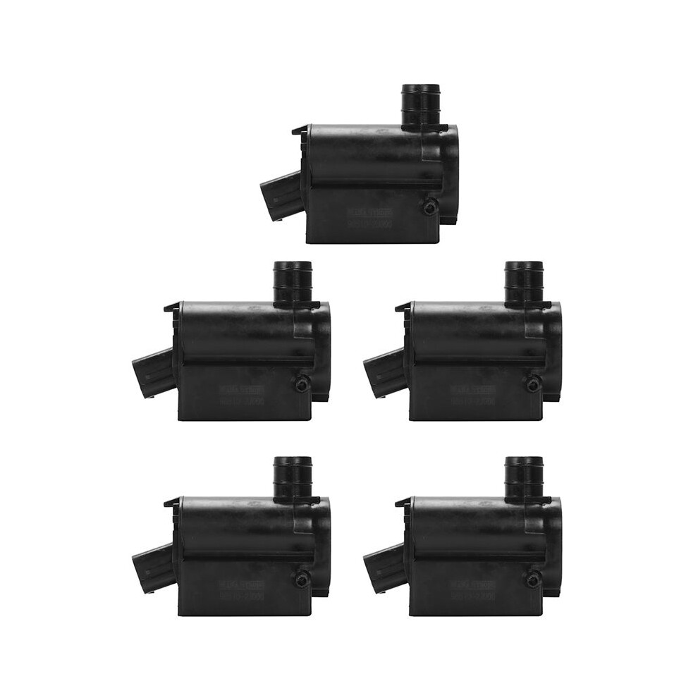 5X Twin Outlet Windscreen Washer Pump For I20 I40 Tucson Santa Fe 98510-26100, 98510-2J000, 98510-Fd100 4712551313244