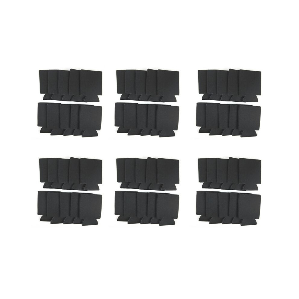 60Pcs Neoprene Beer Can Cooler Drink Cup Bottle Sleeve Insulator Wrap Cover New Black 4711123786073