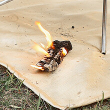 Camping Brandwerende Doek Brandblusdeken Barbecue Vloermat Vertragende Doek voor Outdoor Camping 100X100Cm