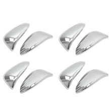 8x Decoración del Espejo Retrovisor del Coche Tapa de la Cubierta del Espejo de la Puerta Lateral para Hilux Revo Vigo Fortuner Highlander RAV4