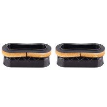 2X Surfboard Handle Plastic Surfboard Insert Handle Surfing Board Surf Rescue Accessory Figure Eight Handle Black