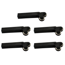 5X Steel Lathe Cutter Tool Holder Hob Knurling Knife +Knurling Wheel 1.0mm HSS Inner Hole Embossing Wheel