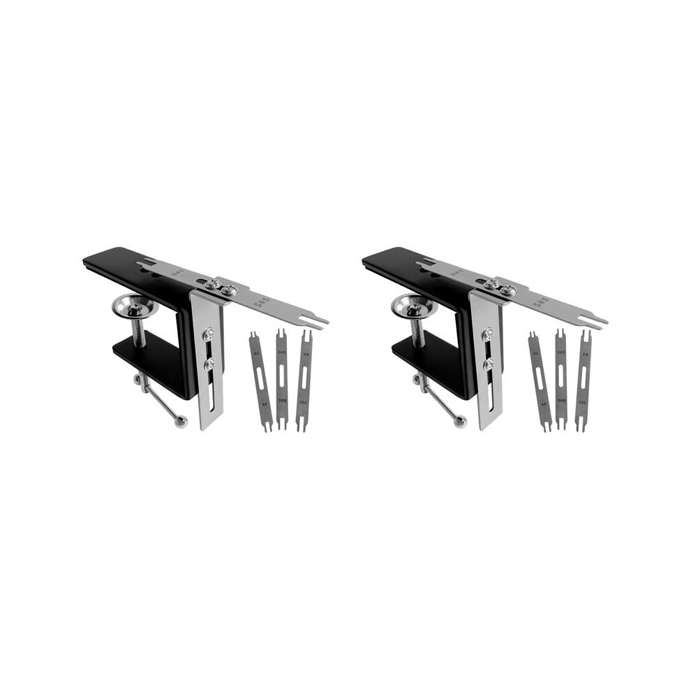 Brecantia 2X Zipper Jig Sliders,Quick Zipper Jig Slider,Stainless Steel Zipper Sliders Puller,Clothing Store Home For Pant,Dress