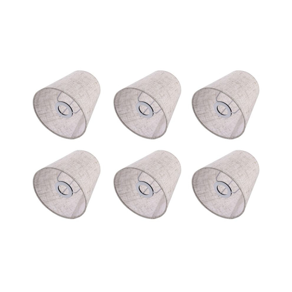 6X Small Lamp Shade Cloth Lamp Cover Chandelier Lamp Dust Cover Fabric Lamp Accessory For Table Lamp And Floor Light 6033923061982