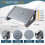 Under Desk Foot Rest, Adjustable Height Ergonomic Foot Stool with Massage Rollers for Office, Gray 3
