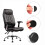 Office Chair Glides and Wheel Stoppers, Replacement Fixed Casters 4/5/6 Pack, Black, Floor Safe 5