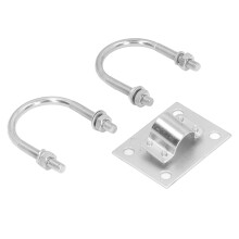 Durable Stainless Steel U Bolt Fixing Clamp Hardware for Antenna & Furniture