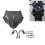 Motorcycle Front Windscreen Spoiler Windshield Deflectors Viser for  CB400F CB500F 2016-2023 6